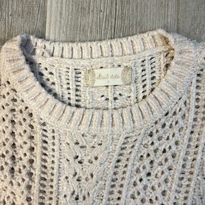 Altar’d State cream sweater, small, feels like velvety soft.